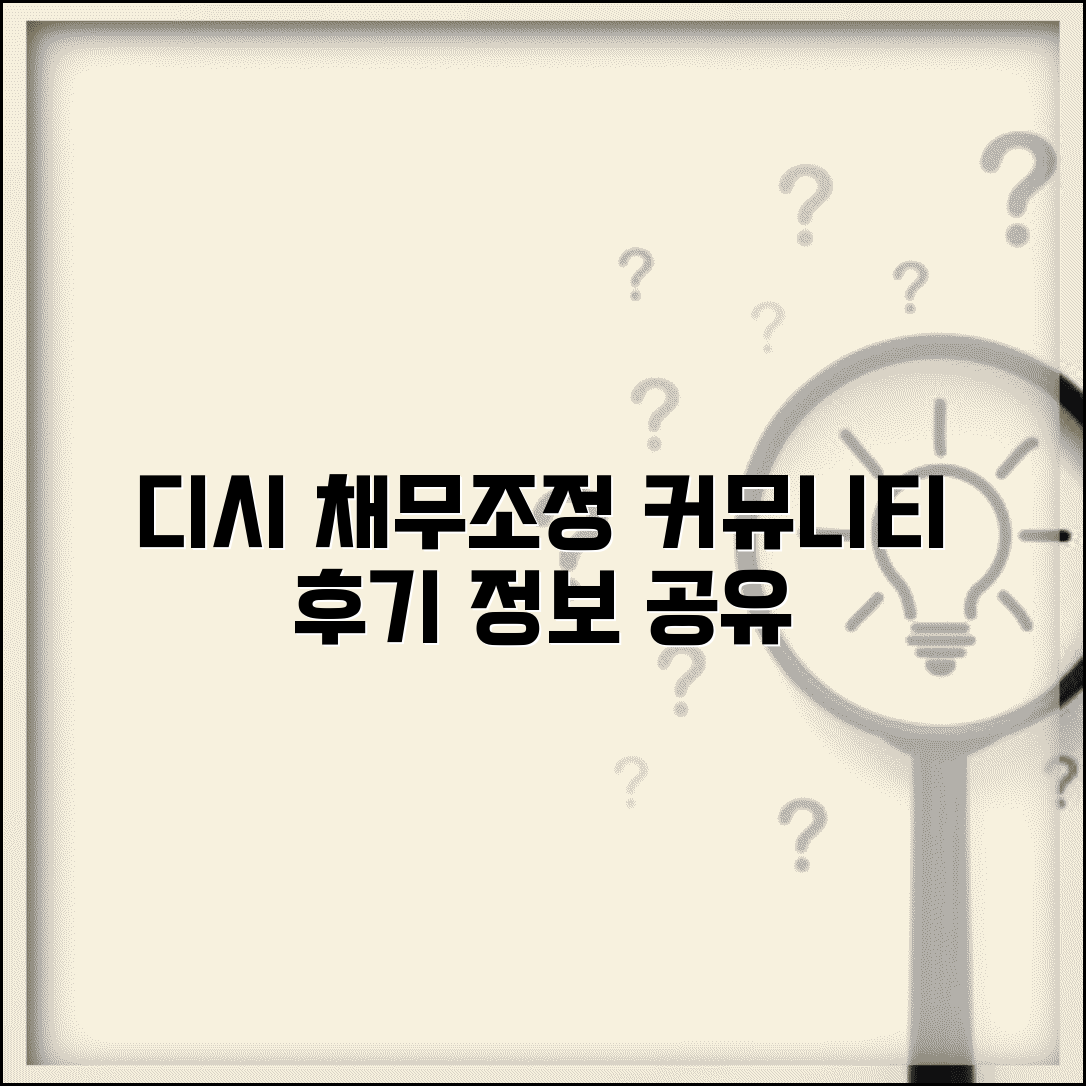 채무조정 디시 | 인터넷 커뮤니티 후기 | 이용자 정보 공유