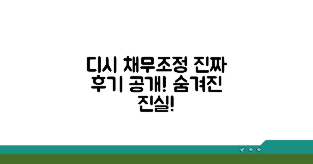 디시인사이드 채무조정 진짜 후기