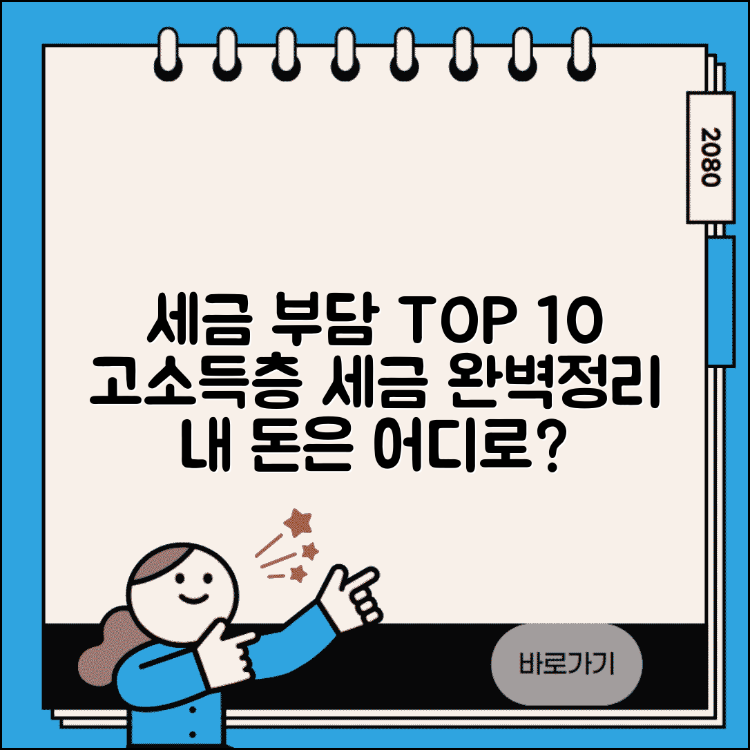 상위 10% 세금 부담 | 고소득층 세금 부담률 완벽정리