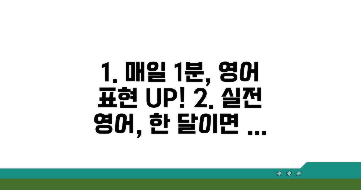 월 영어 표현 실전 연습