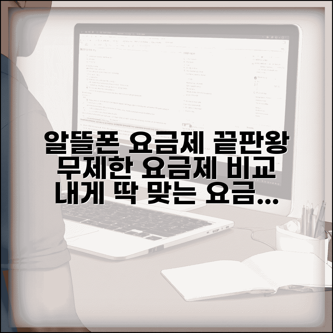 알뜰폰 무제한요금제 완전비교 | 속도제한 조건 분석 | 실제 사용량별 추천 요금제