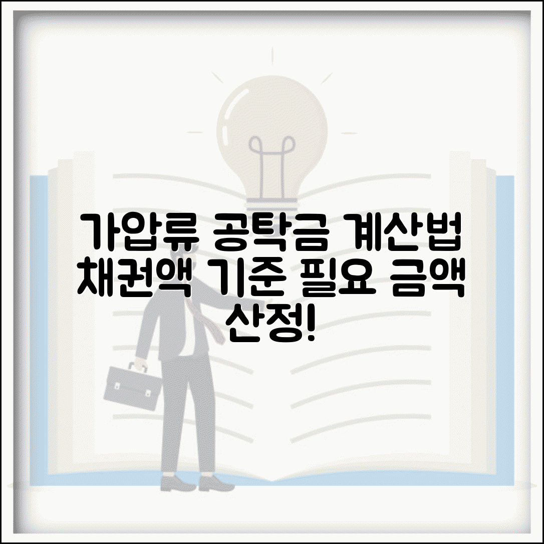 가압류 공탁금 계산 방법 | 채권액 기준 필요 금액 산정법