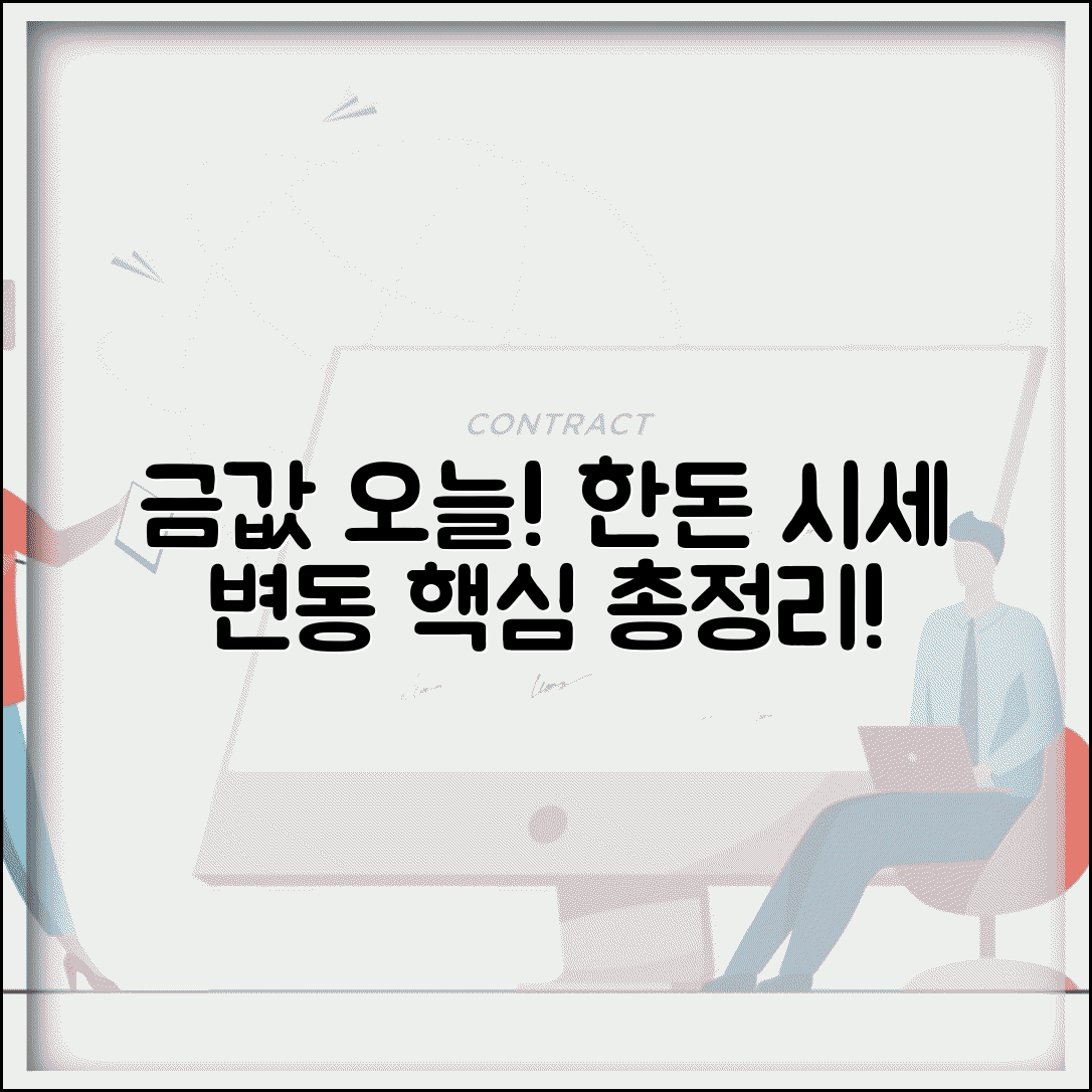 오늘 금시세 한돈 시세와 변동 요인 총정리