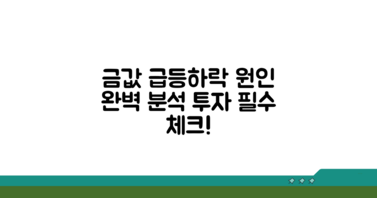 금값 변동 요인 완벽 분석