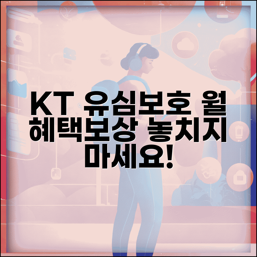 KT 유심보호서비스 혜택 가입 월 이용료와 보상절차