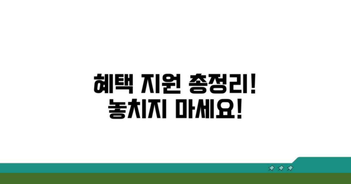 혜택과 지원 내용 자세히 알아보기