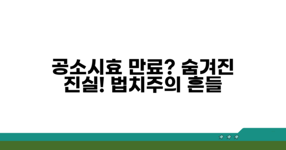 공소시효 만료, 무엇이 문제?