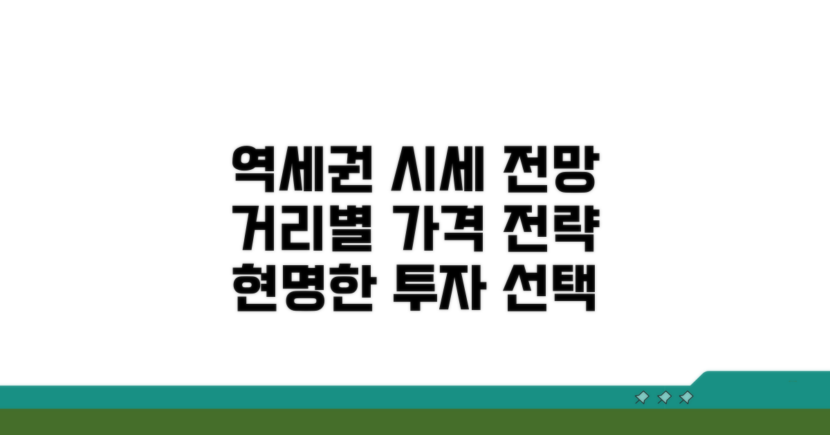 역세권 거리별 시세 전망과 선택