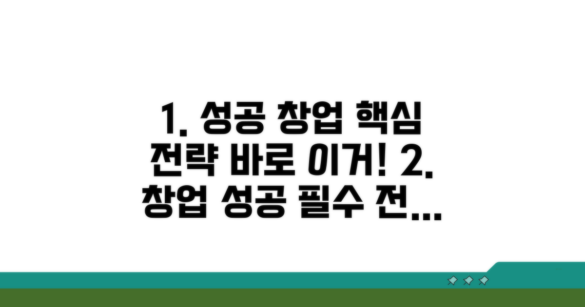 성공 창업 핵심 전략