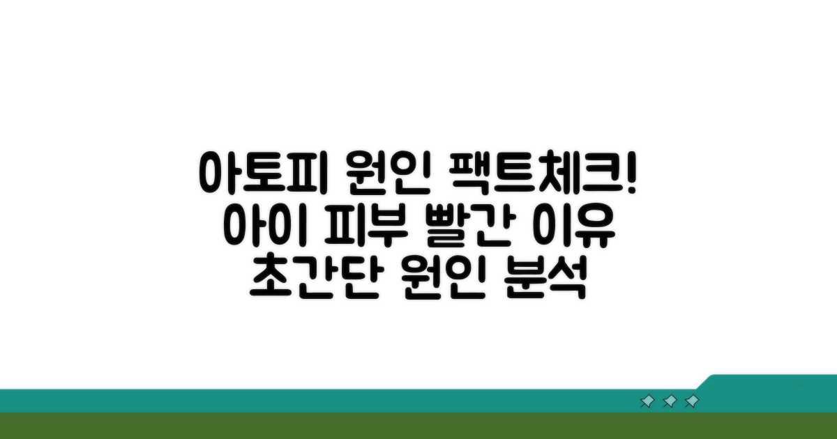 영아 아토피 원인, 정확하게 파헤치기
