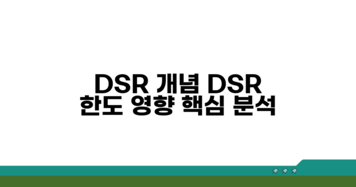 DSR 개념과 한도 영향 분석