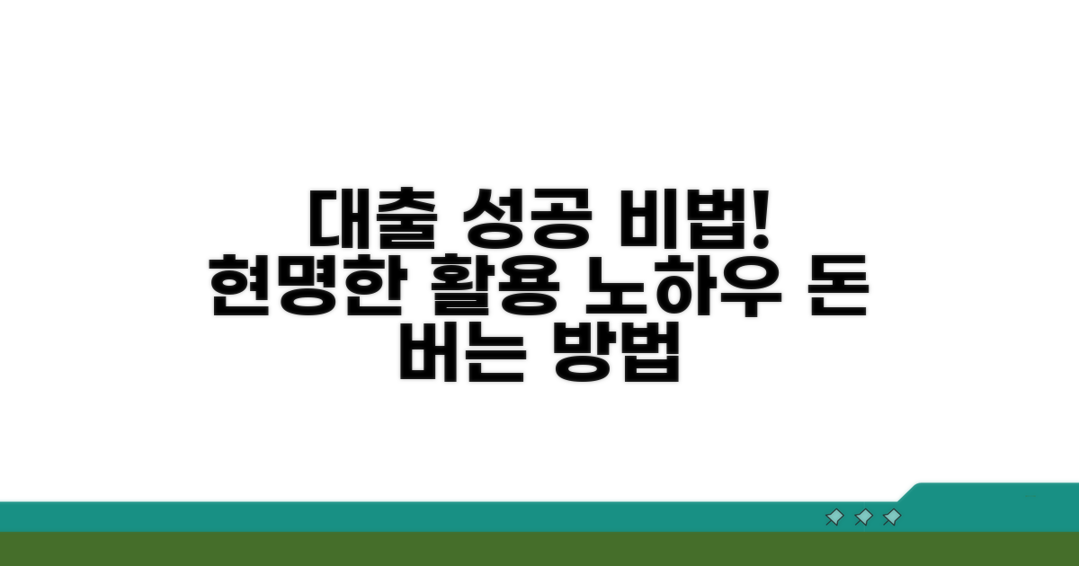 성공적인 대출 활용 노하우