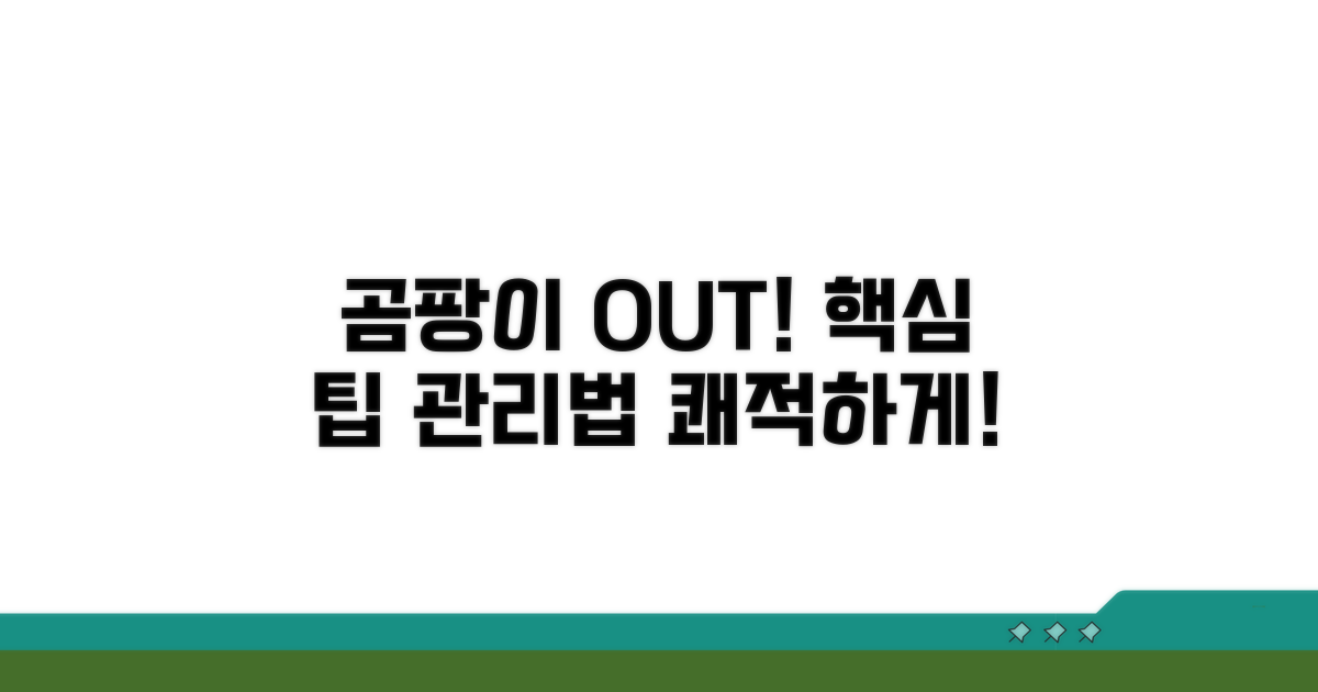 곰팡이 방지 핵심 팁과 관리법