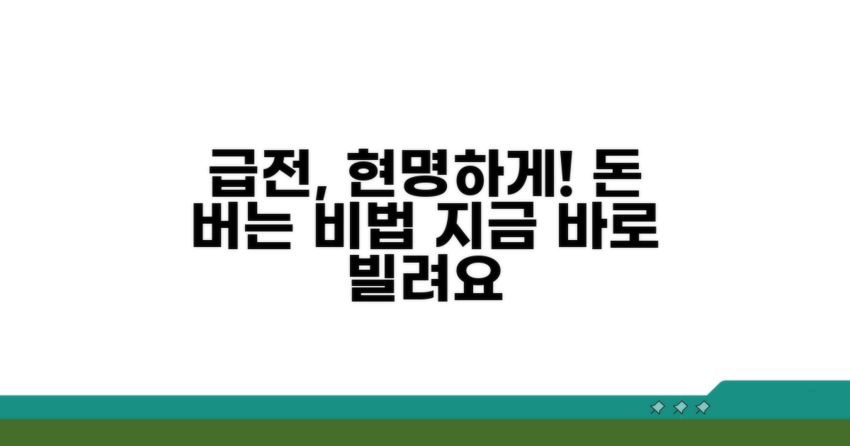 당장 필요한 돈, 현명하게 빌리는 법