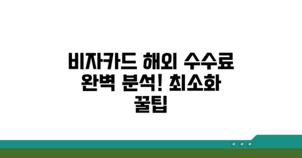 비자카드 해외결제 수수료 완벽 분석
