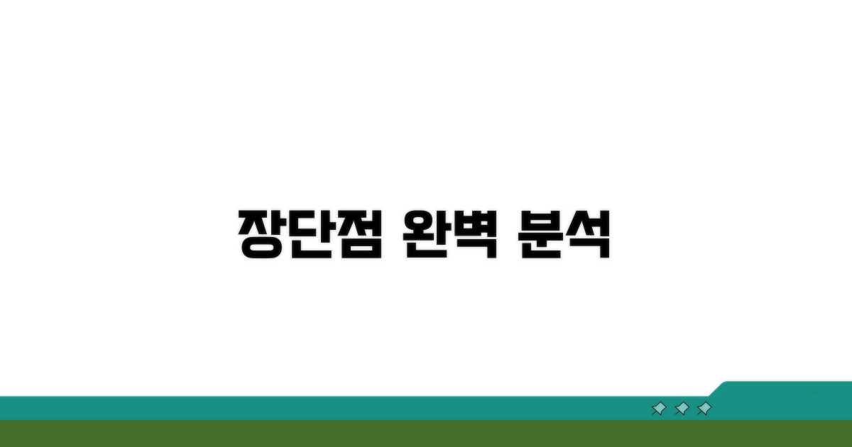 장단점 명확히 분석하기