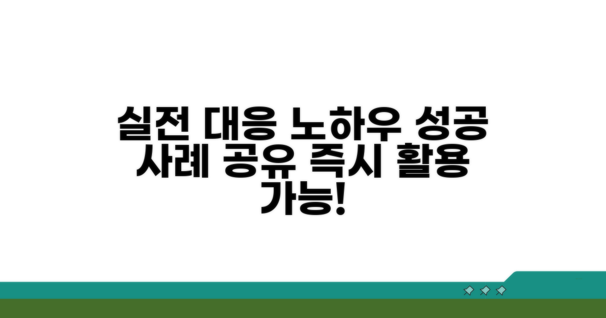 실전 대응 노하우와 성공 사례