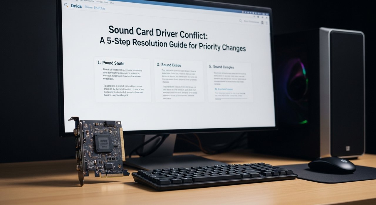 사운드카드 드라이버 충돌시 우선순위 변경법: 5단계 해결 가이드